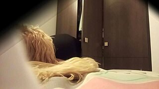 hidden cam catches sexy milet skirt up pussy flash on uni trip