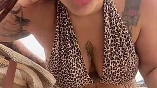 dressed sans panties at beach, guy chats dirty with me