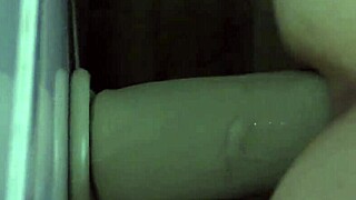 wanna see this hairy russian anus gape from big dildo in heels and stockings?