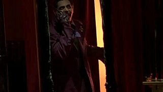 Bisexual milfs in heels lingerie bent over for threesome pussy play