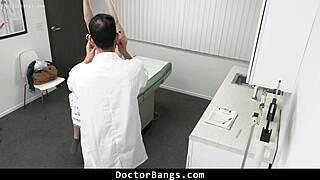Everly Haze's Back Pain Lie Craves Doctor's Monster Cock Bangs