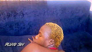 Thick ebony fat ass built perfect for deep doggystyle pounding