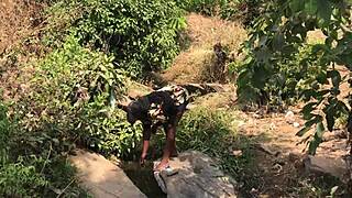 Hey wanna see this quick outdoor fuck with huge cock up big asian ass by riverside?
