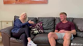 Watch Lacey Starr take brutal doggystyle from horny stud!