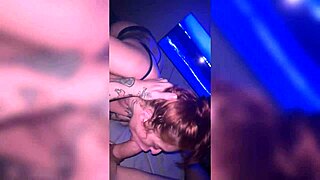 whoa this redhead camila gaucha deepthroats cock gagging hard will she swallow cum?