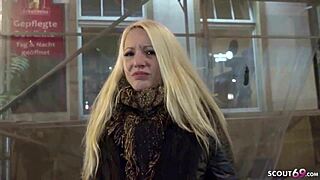 german teen from dresden drops drawers for cash anal pounding at scout casting