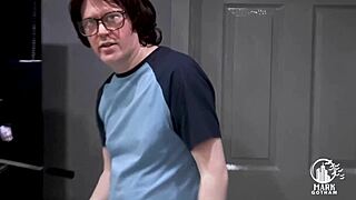 nerd pervert scores bbgg with marie scarlett and tilly jackson!!