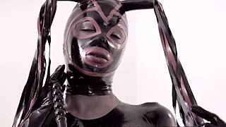 wanna watch this shemale in latex pound her boy's ass hard?