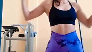 Rosmery Lara's Massive Latina Fitness Ass Bounces Hard!