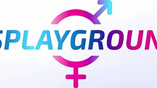 sexy shemale strokes huge cock by mirror in lingerie and heels