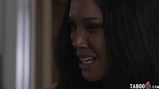 Exotic ebony milf housewife transformed by spider bite lust