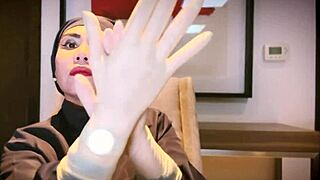 Experience Tingling ASMR Sensations from Medical Latex Gloves