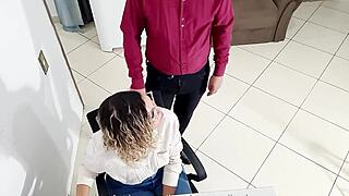 my boss shoved his cock up my tight asshole right on the desk at work... oops i mean office