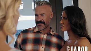 rachel uncovers family secrets with petite teen blowjob and hardcore ass pounding