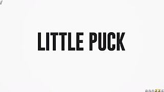 movie night turns wild as 18+ puck chokes on interracial cock pov