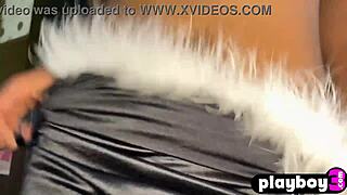 PETITE EBONY MILF MISTY STONE POSES ASS BEFORE FINGERING PUSSY