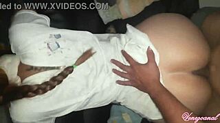 imagine your big ass wife cheating fucked doggystyle in husband's office by boss