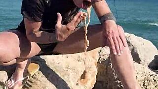 beach day with venom evil and kaitlyn katsaros got super steamy