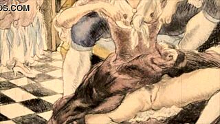 Vintage Erotic Drawings Reveal Hidden Passions in Retro Style