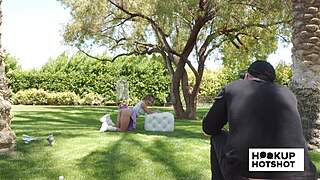 BTS Petite Jesse Pony Flashes Tits In Steamy Photoshoot