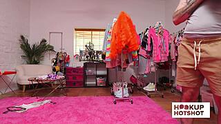 BTS Petite Jesse Pony Flashes Tits In Steamy Photoshoot