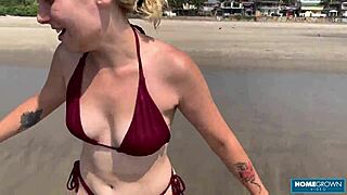 omg gorgeous blonde pounded hard by bf mark pirson non stop
