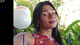 ts angelique's private life hides her sexy latina crossdressing secrets