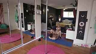 you ready for parker ambrose's gym milf pussy after pole dancing doggystyle?