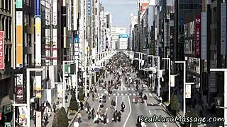 hey cute asian babe gives the best nuru massage handjob ever