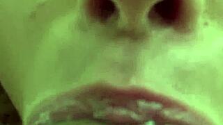 emma rosie delivers ultra close-up petite teen blowjob with loud moans