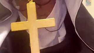 hey nun in hazelnut costume this halloween... what's your sinful plan? 😈👻