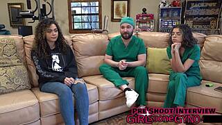 Human Guinea Pigs Mara Luv Spreads Shaved Pussy Backstage