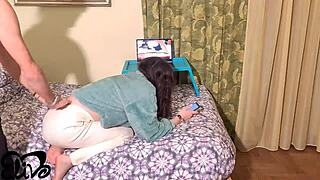 wanna watch old vids while this stud rams me doggy in the dorm??