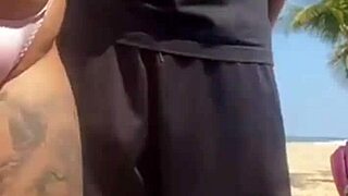 Shocked But Sucked Beach Stranger's Cock After Ass Slap