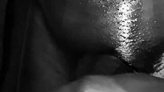 Whoa that massive BBC strokes huge and throbs wild 💦🍆