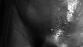Whoa that massive BBC strokes huge and throbs wild 💦🍆