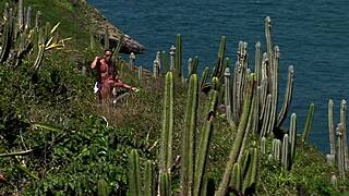 nessa devil takes double penetration from two strangers outdoors