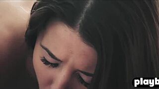 horny couple fucks sensually on a winter day