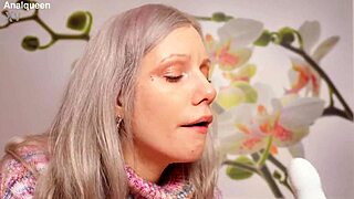 bold vibrator buzzes babe to explosive blowjob orgasm