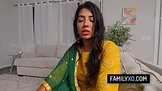 Indian stepdaughter pounds new stepdad's cock hardcore - jasmine sherni