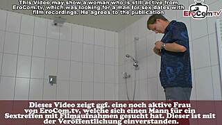 Curvy German Stepsister Teases Stepbrother with Natural Tits in Steamy Shower