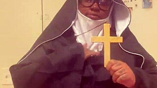 hey nun in hazelnut costume this halloween... what's your sinful plan? 😈👻