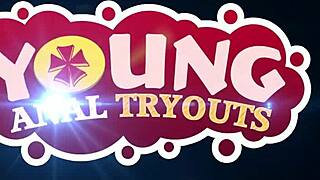 Young Shaved Teen Teases Big Cock Then Takes Anal Doggystyle On Bed