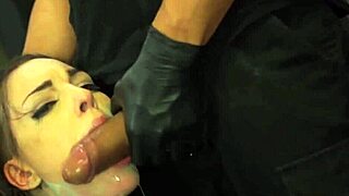 Rachael Rae endures rough maledom pounding in doggystyle and missionary
