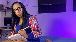 Madrasta Peituda Seduces Enteado to Fill Her Wet Buceta with Creampie