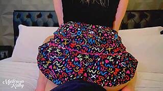 Hot Stepsister Skirt No Panties Creampied Hard