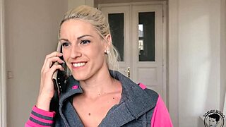 my wife sets up threesome with big boobs pornstar blanche bradburry for dirty ass licking riding