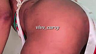Huge Curvy Ebony Ass Shakes with Desire