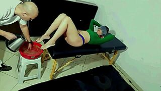 Intense Foot Bath Massage Leads to Toe Sucking and Explosive Cum Blast