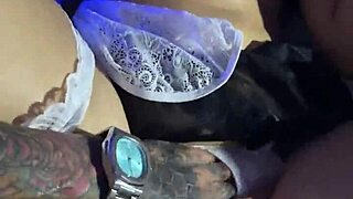 BIG CUMSHOT finishes my missionary pussy fuck with pierced nipple latina